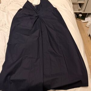 COS Navy Maxi Dress